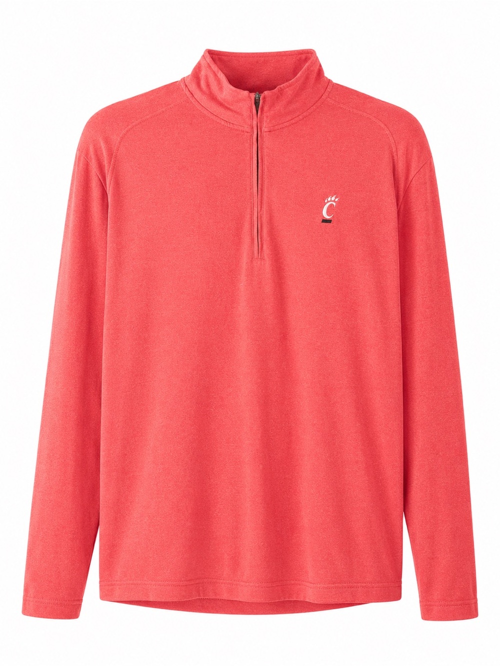 Johnnie-O Red University of Cincinnati Men's Quarter Zip